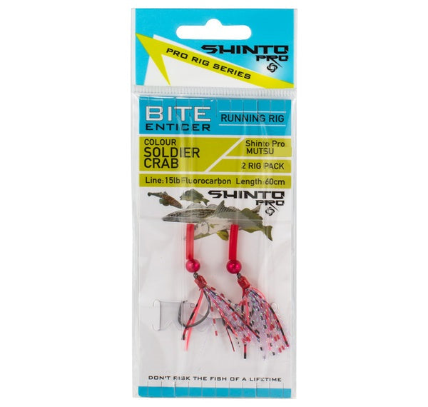 Shinto Pro Bite Enticer Running Sinker Circle Hook Pre Tied Rig