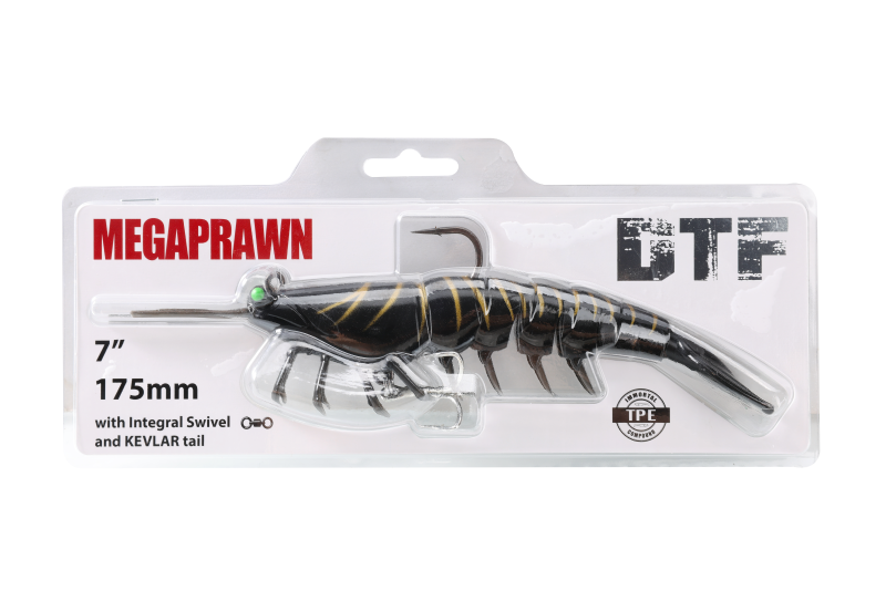 Irukandji MegaPrawn DTF Rigged Soft Plastic Lure 145