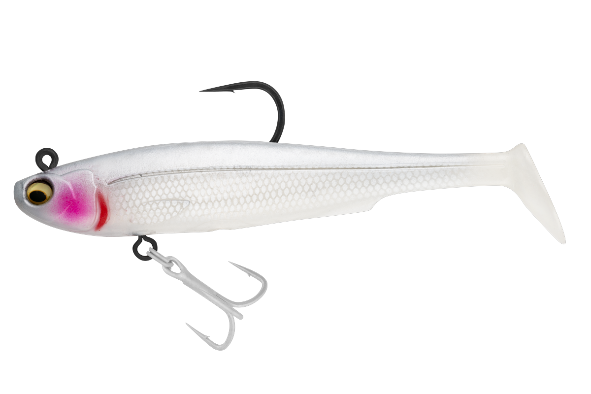 Irukandji Sicario DTF Pro H 165 soft plastic lure in Frost