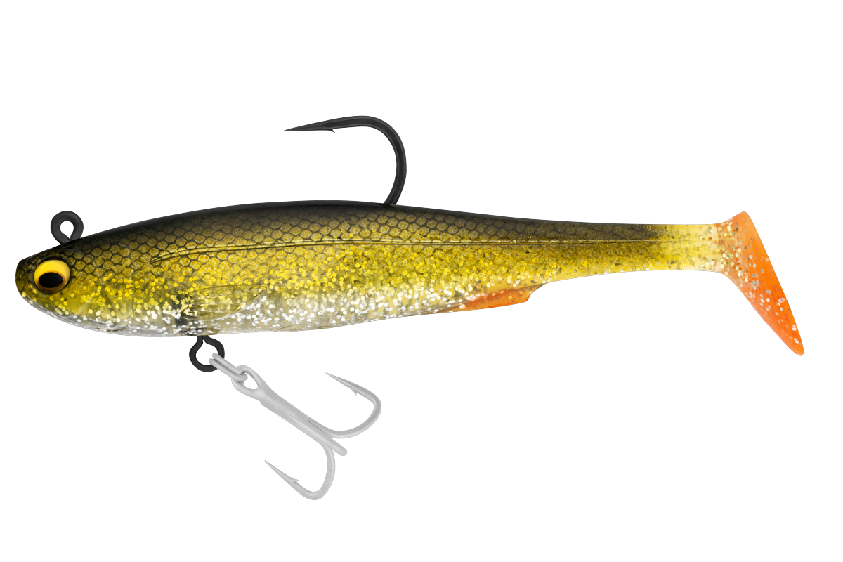 Irukandji Sicario DTF Pro H 165 soft plastic lure in Monsoon