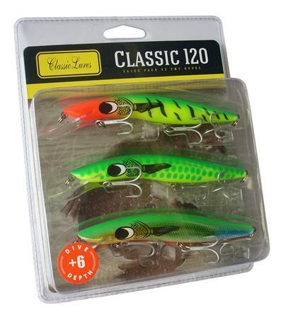 Classic Barra 120 +6 Plus 6 Hard Body Lure Value Pack