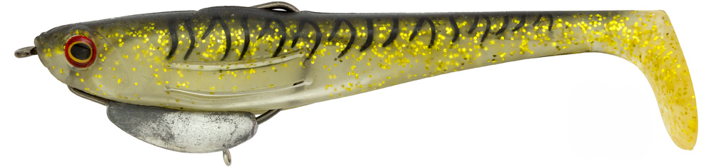 Zerek Flat Shad Pro 4.5 Inch Weedless Rigged Soft Plastic Lure