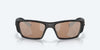 Costa Corbina Pro Matte Black Frame Copper Silver Mirror 580G Lens