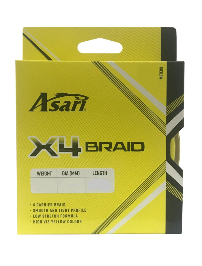 Asari X4 Braid Yellow 150m