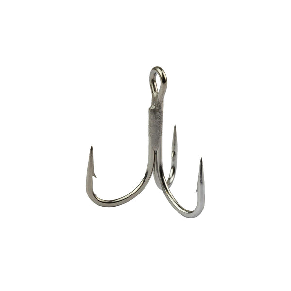 Mustad Jaw Lok In Line 5X Treble Hook