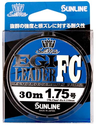 Sunline Egi FC Hard Fluorocarbon Leader 30m
