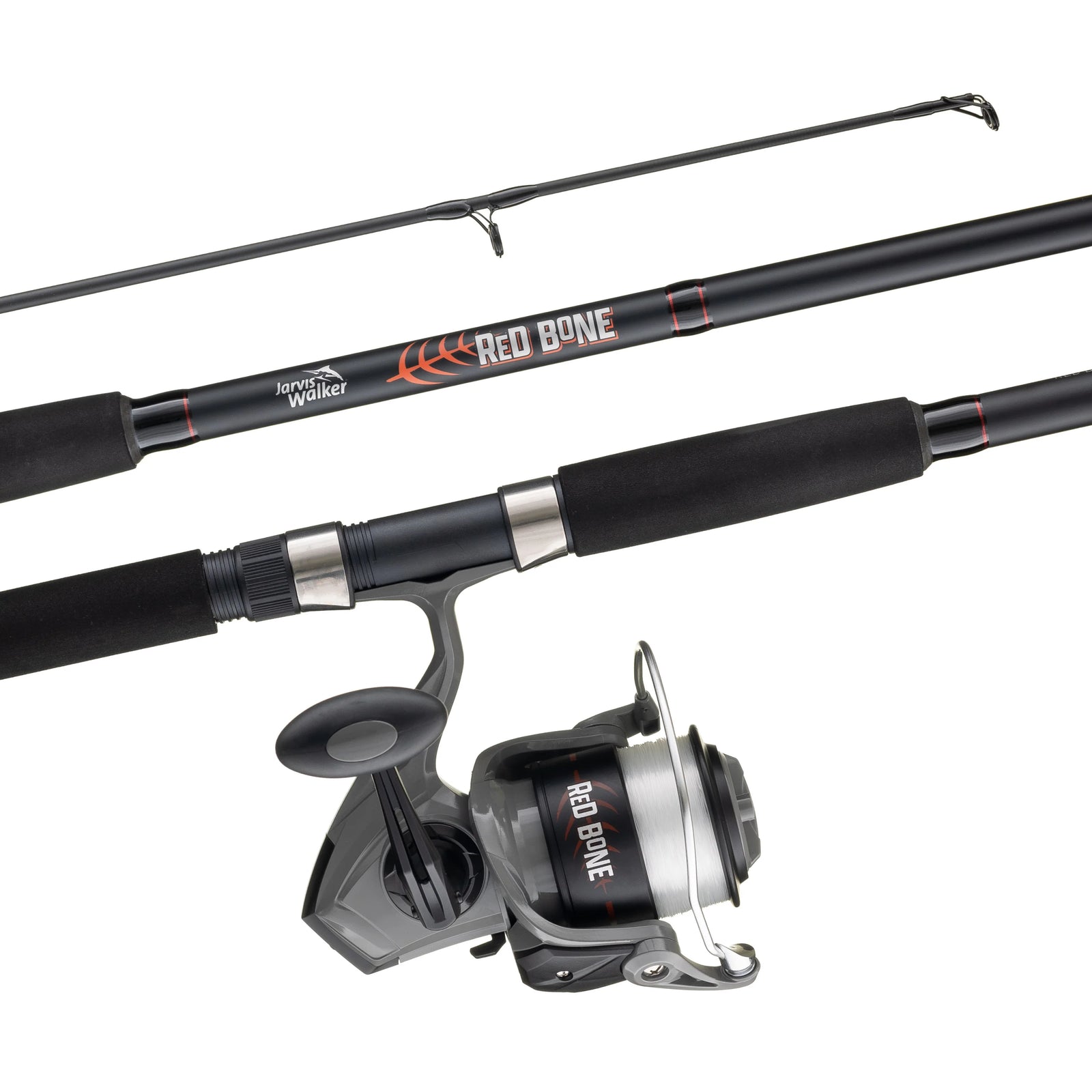 Jarvis Walker Red Bone RB4 Telescopic Travel Spin Combo