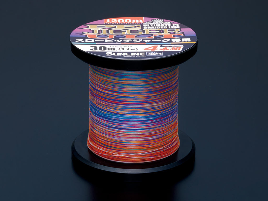 Sunline PE Jigger ULT X4 SPJ Braid Multi Colour 1200m