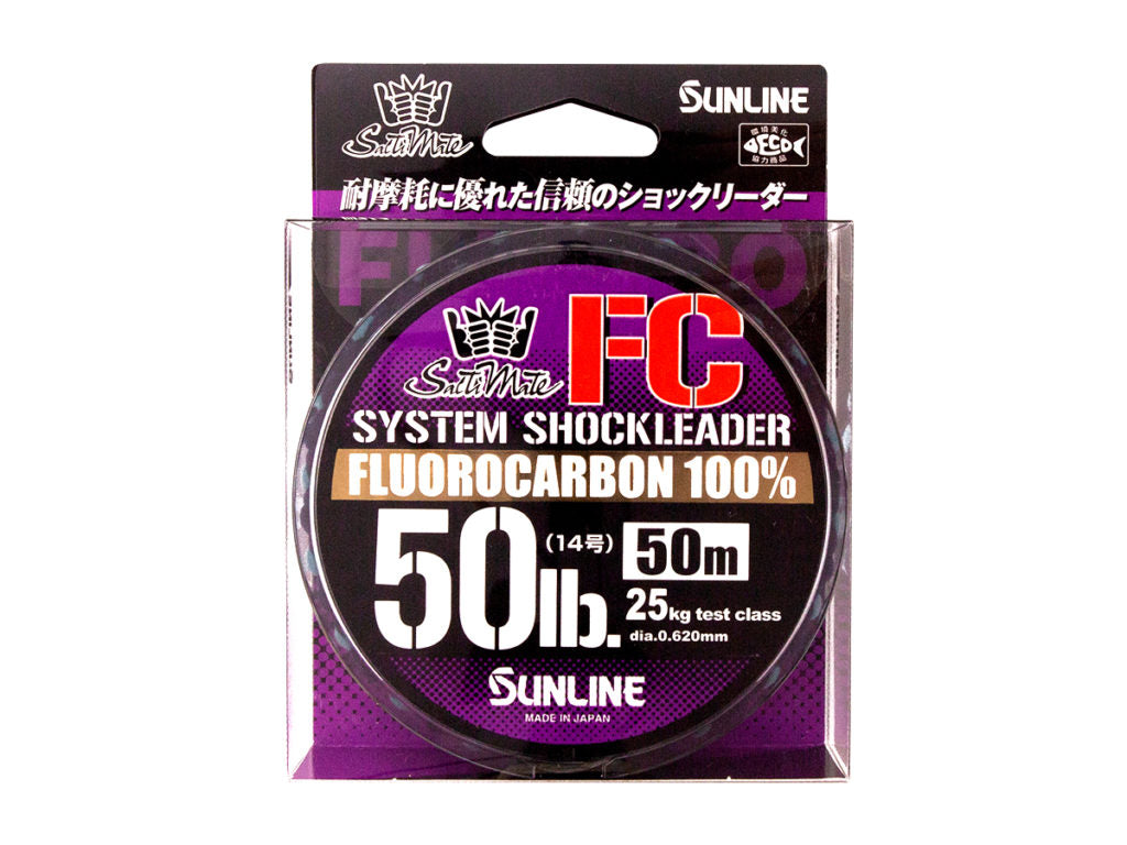 Line System Fluorocarbon Shock Leader 50m