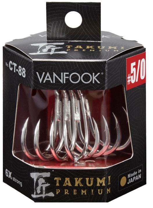 Vanfook Ct-88 Takumi Premium Treble Hook