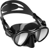 Cressi Metis Black Dive Mask Mirrored Lens