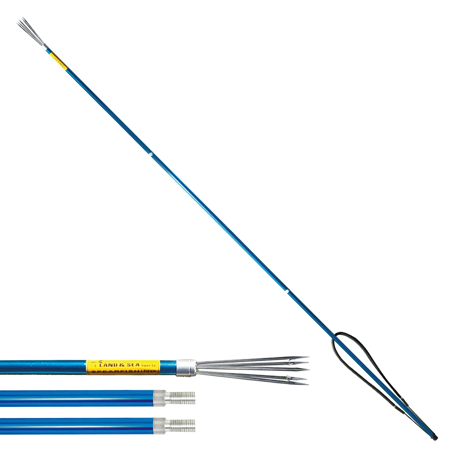 Land and Sea Anodised 3 Piece Hand Spear 2m