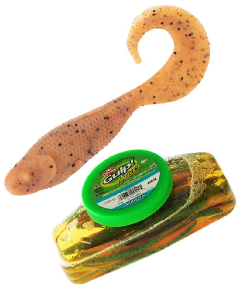 Berkley Gulp Alive Bulk Tub Minnow Grub Soft Plastic Lure 3in