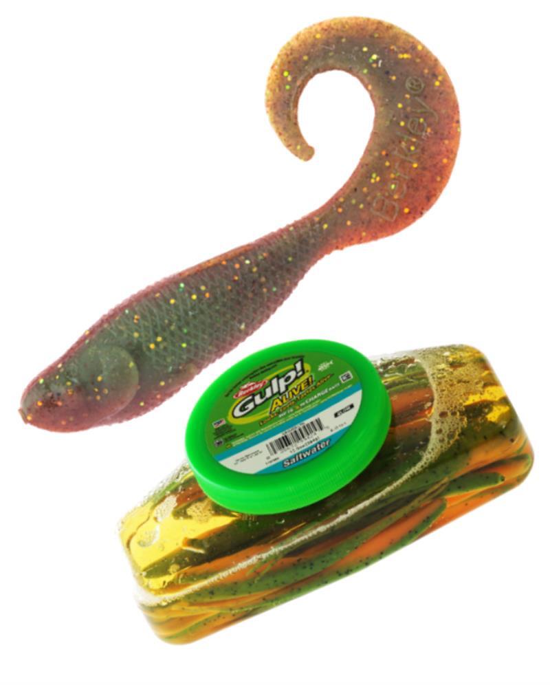 Berkley Gulp Alive Bulk Tub Minnow Grub Soft Plastic Lure 3in
