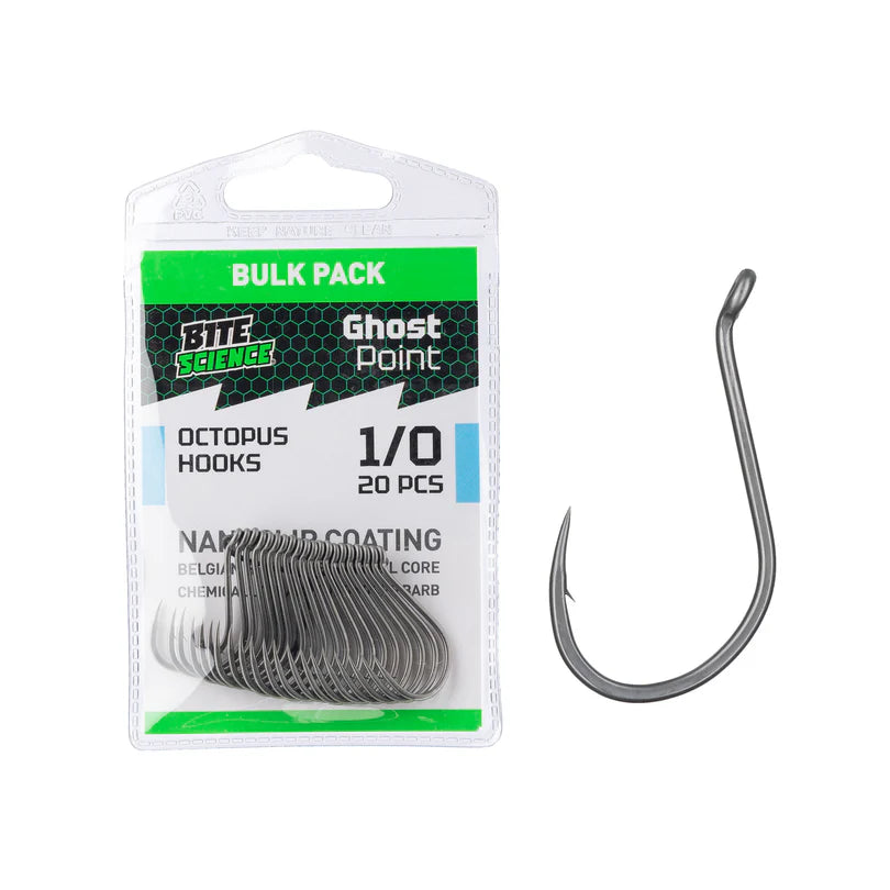 Bite Science Ghostpoint Octopus Hook Bulk Value Pack