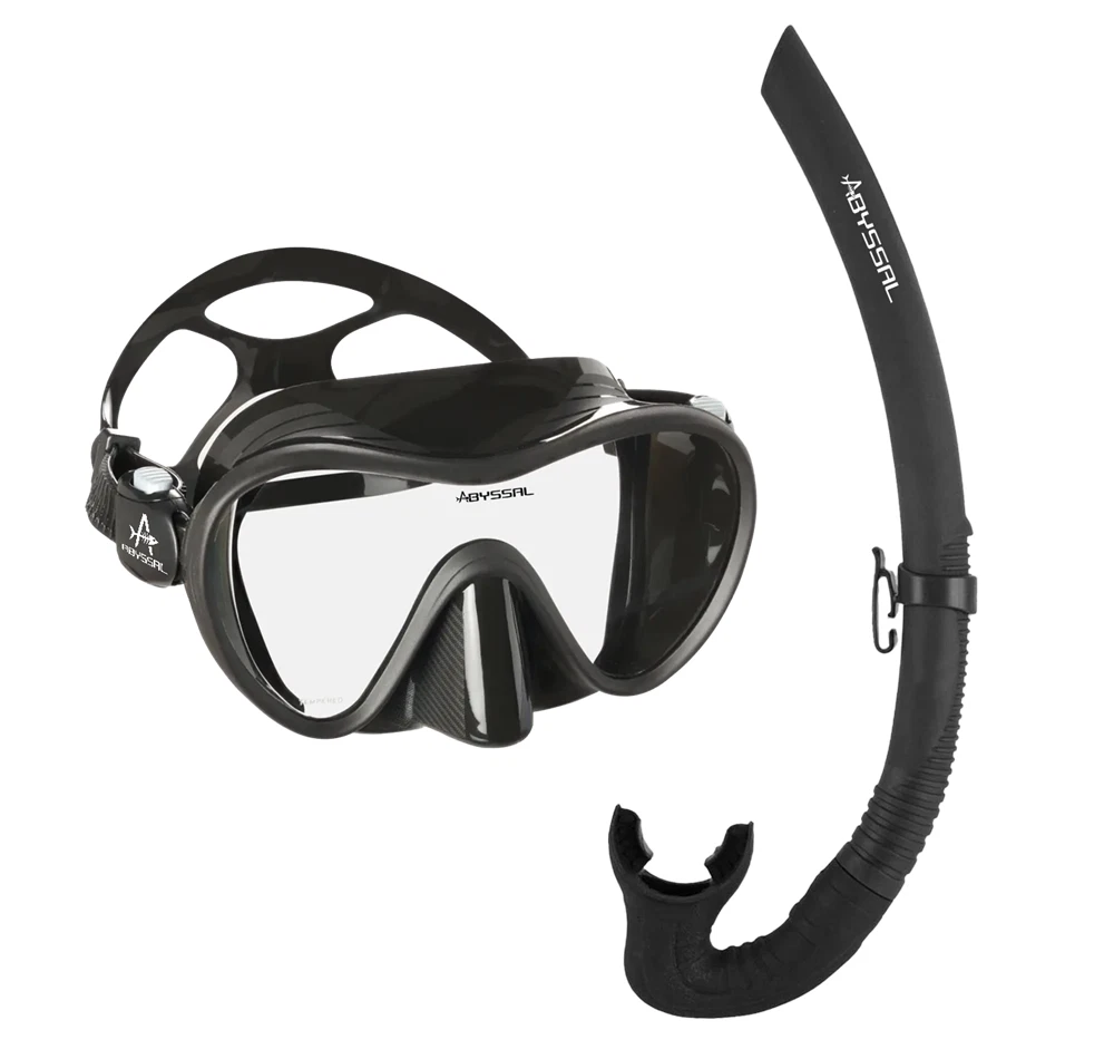 Cressi Ghost Mask Snorkel Set Black