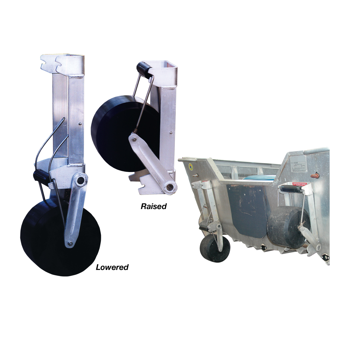 BLA Aluminium Dingy Tinny Wheel Set Complete 200666