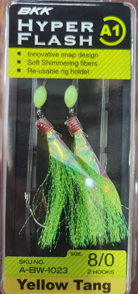 BKK Hyper Flash A1 Pre-Tied Rig Yellow Tang