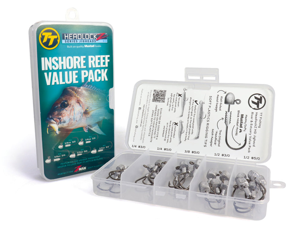 Tackle Tactics TT Inshore Reef Bulk Value Jighead Pack 2085