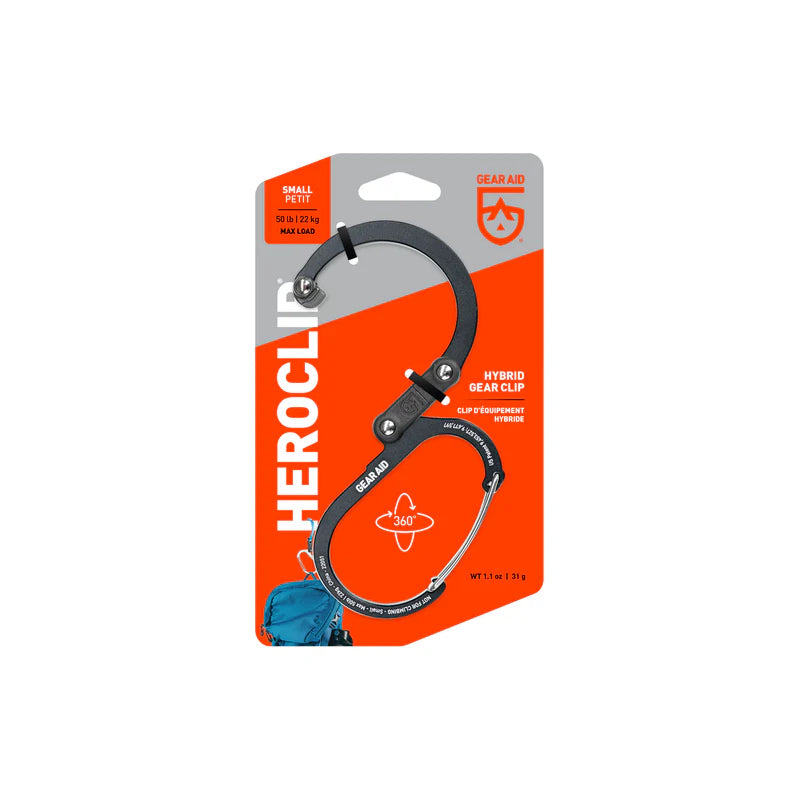 Gear Aid Heroclip Carabiner Stealth Black