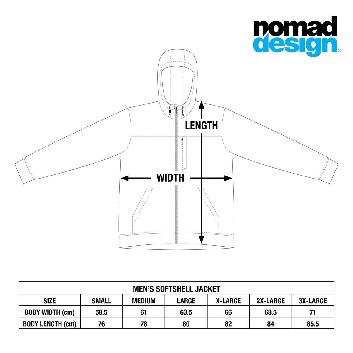 Nomad Design Softshell Jacket Crafted Series Black