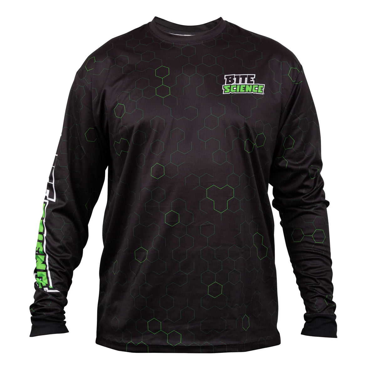 Bite Science Long Sleeve Fishing Shirt Black Kids