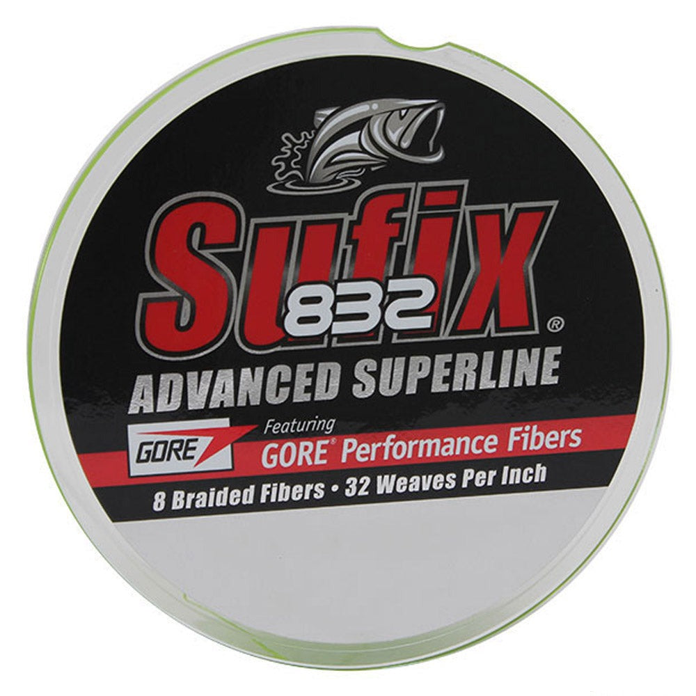 Sufix 832 Braid Bulk Spool 3500yd Neon Lime