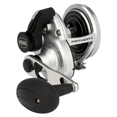 Penn Fathom II Silver Overhead Reel