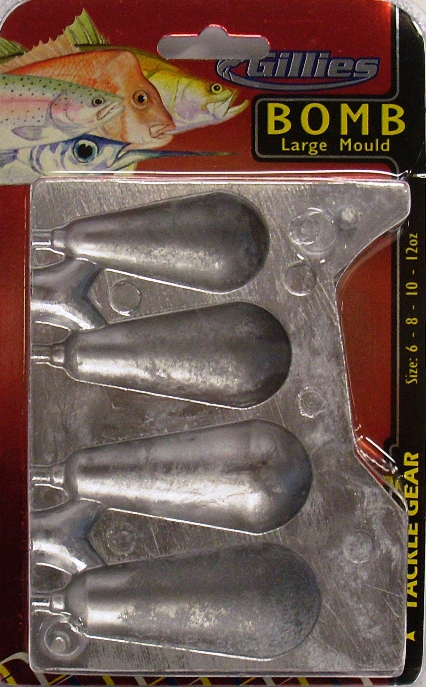 Gillies Sinker Mould Large Bomb