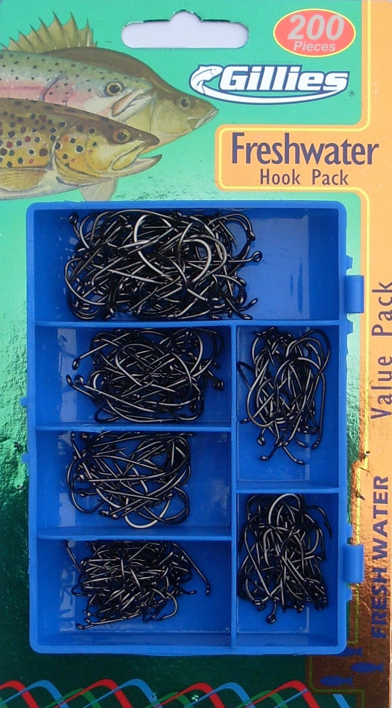 Gillies Bulk Value Hook Pack Freshwater