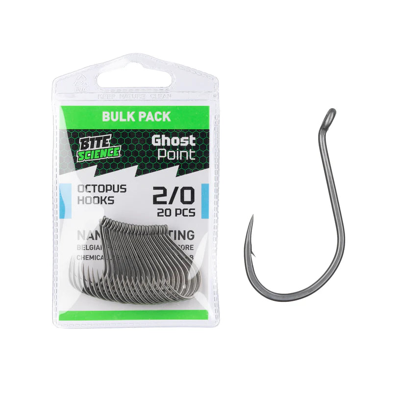 Bite Science Ghostpoint Octopus Hook Bulk Value Pack