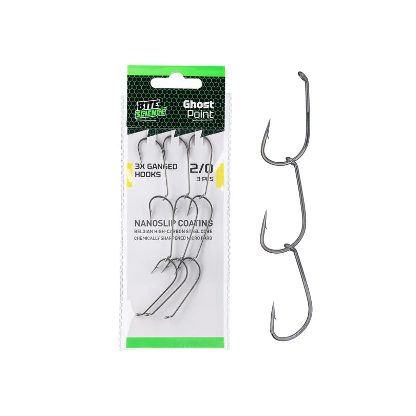 Bite Science Ghostpoint Pre-Ganged Hook Sets Value Pack