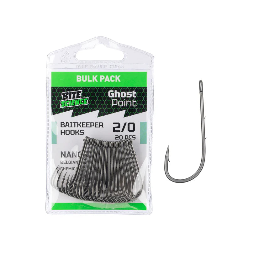 Bite Science Ghostpoint Baitkeeper Hook Bulk Value Pack