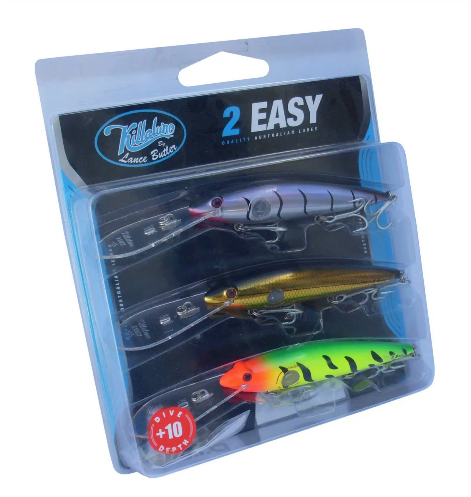 Killalure 2Easy Hard Body Lure Bulk Pack Plus +10
