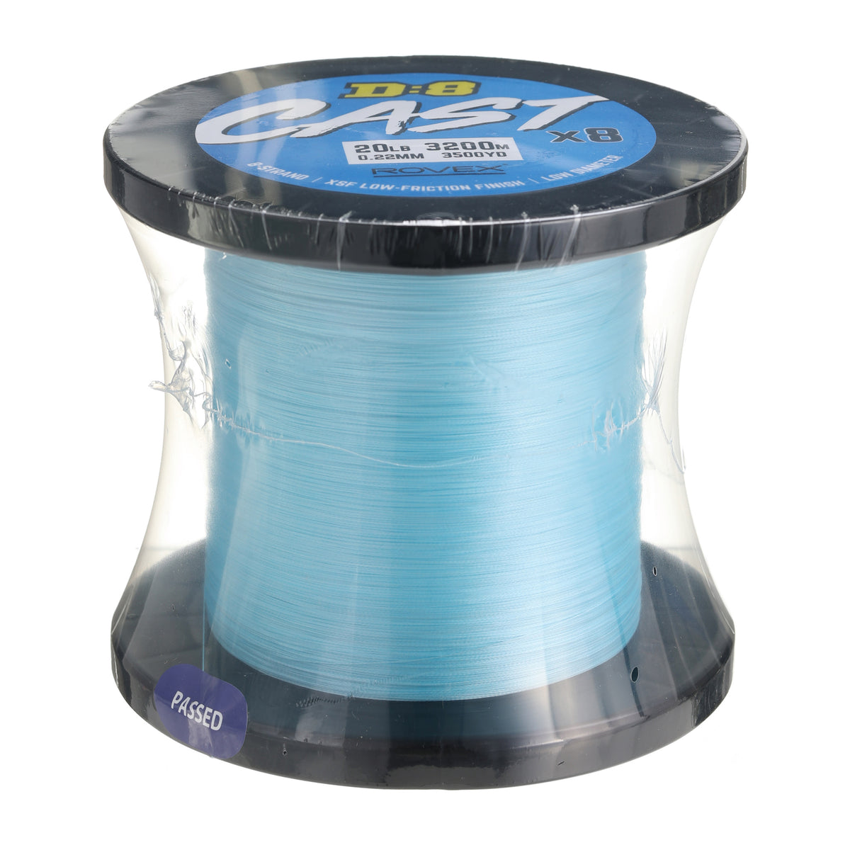 Rovex D:8 Cast Braid Glacier Blue Bulk 3500yd