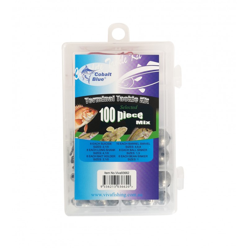 Cobalt Blue Tackle Value Pack 100 Piece