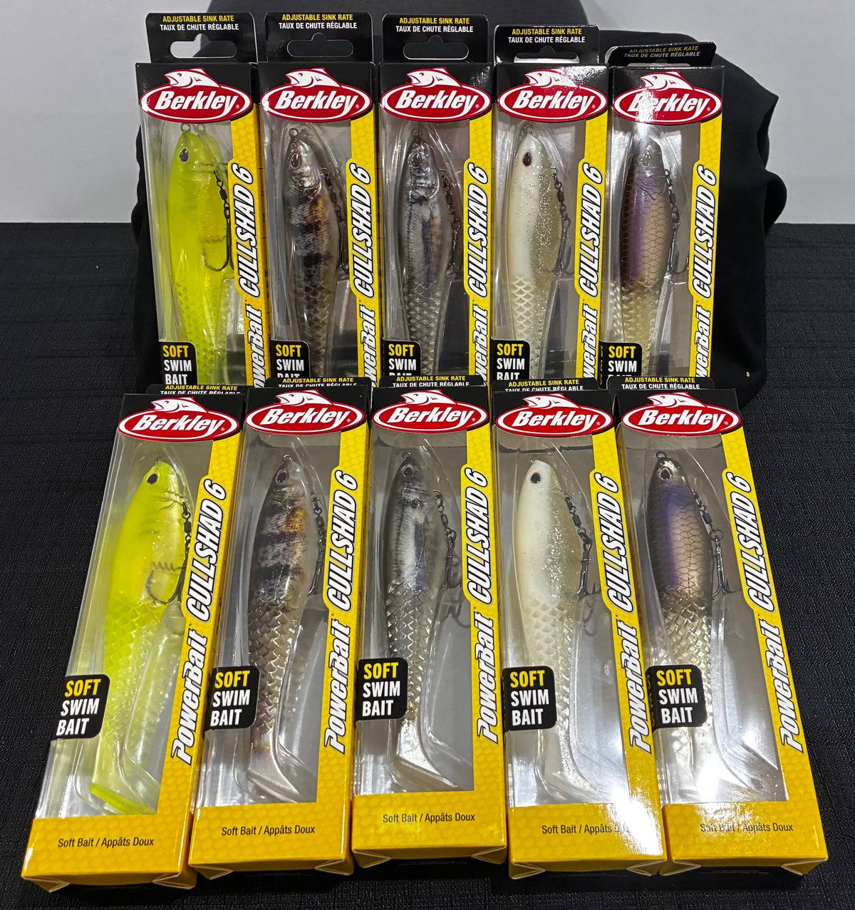 Insane Price on Berkley Cull Shad Soft Plastic Bundle - Pack Attack #32