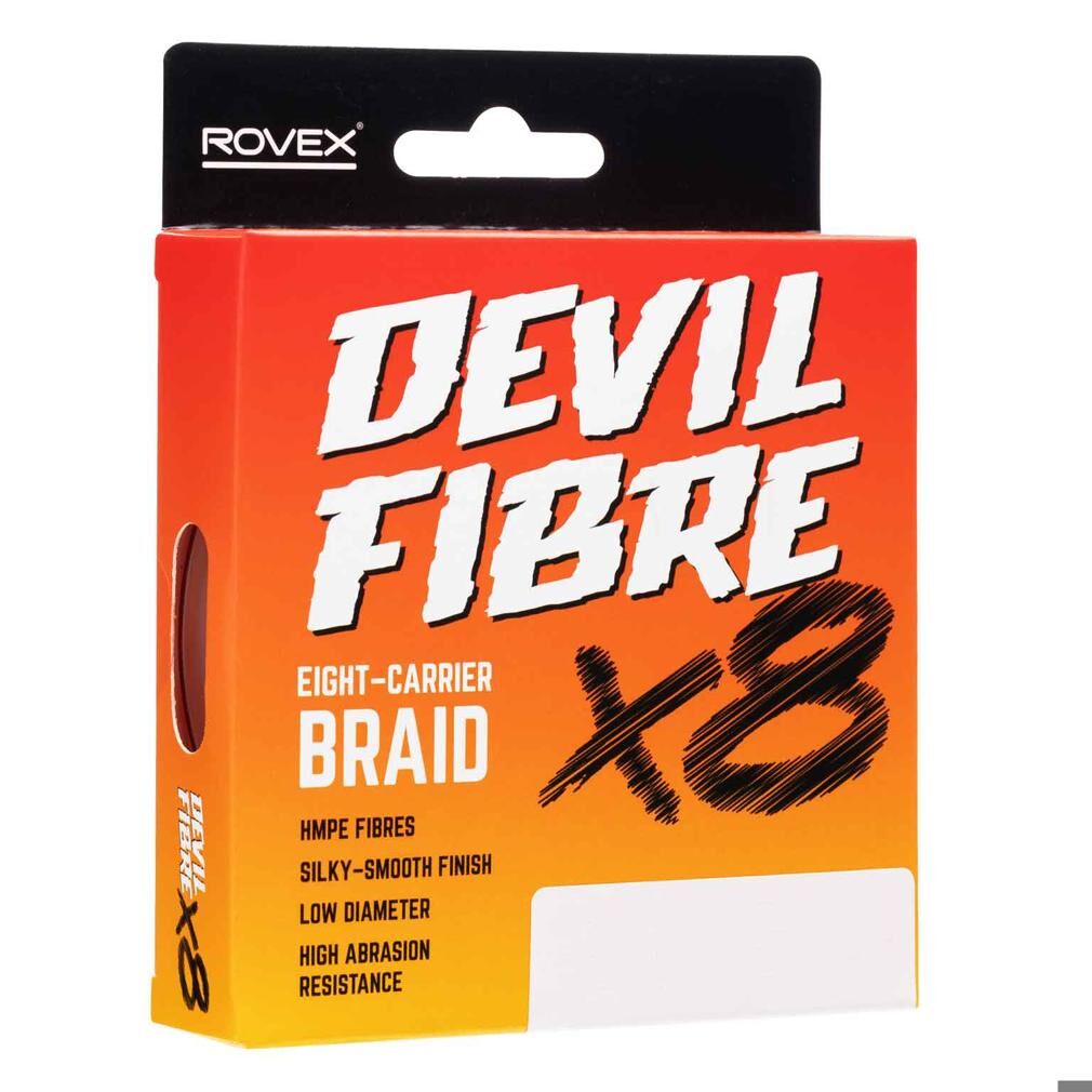 Rovex Devil Fibre X8 Braid Multi Colour 300yd