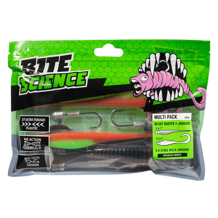 Bite Science Multi Soft Plastic Value Pack Beast Buster