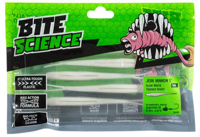 Bite Science Jerk Minnow Soft Plastic Lure 5 Inch