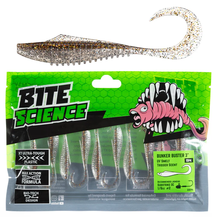 Bite Science Bunker Buster Soft Plastic Lure 3 Inch