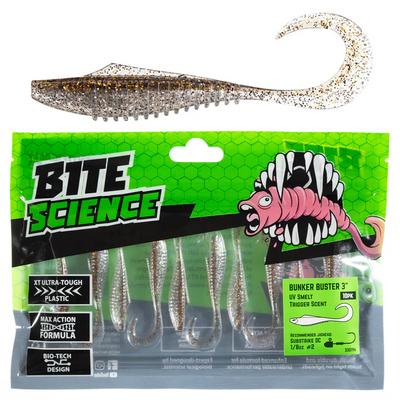 Bite Science Bunker Buster Soft Plastic Lure 3 Inch