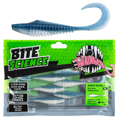 Bite Science Bunker Buster Soft Plastic Lure 6 Inch