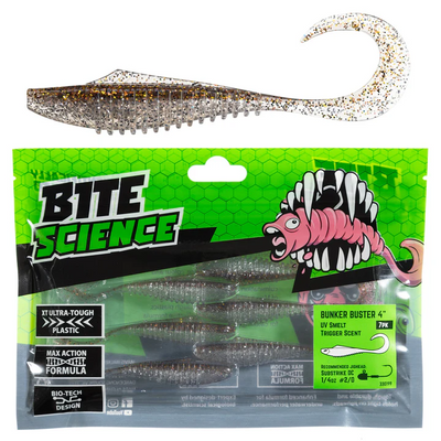 Bite Science Bunker Buster Soft Plastic Lure 4 Inch