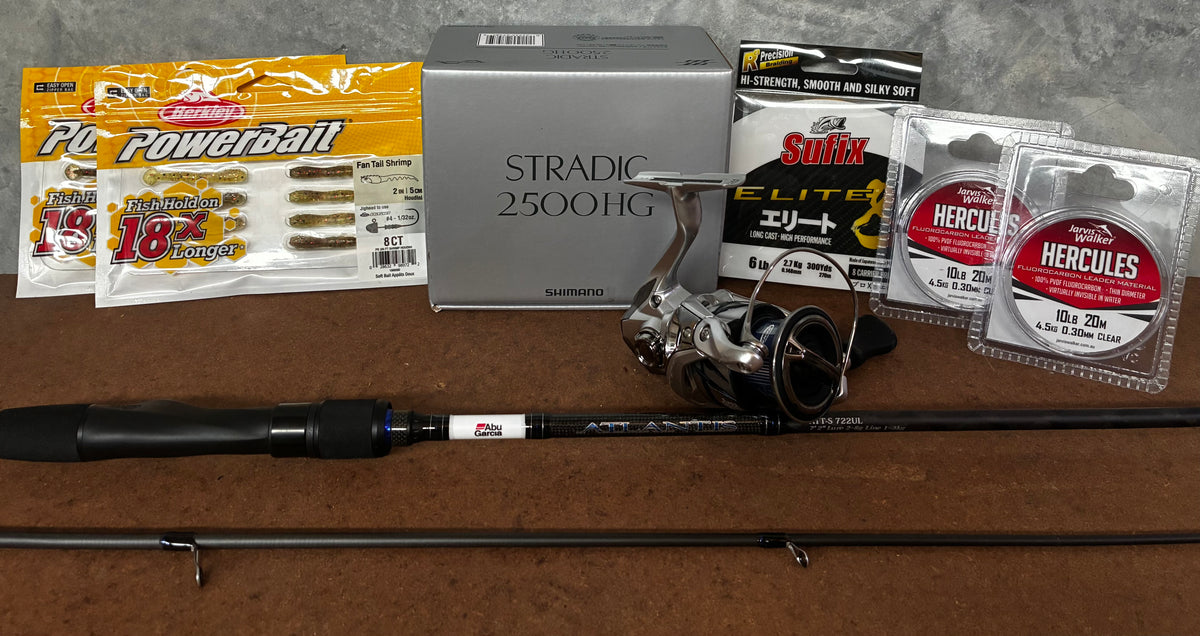 Over $300 off The Stradic Light Tackle Set Up - Pack Attack #34