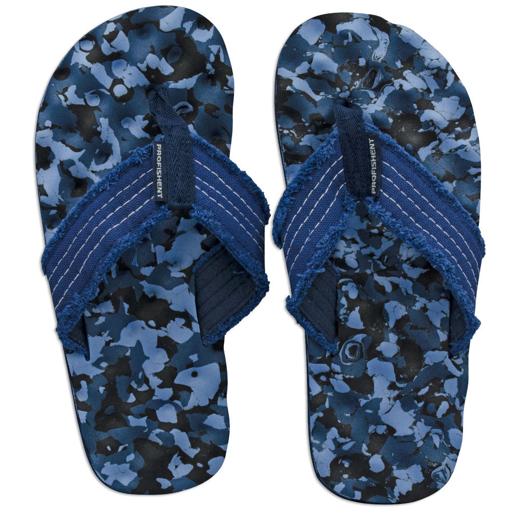 Kokoda Knobby Thongs Camo Navy Blue