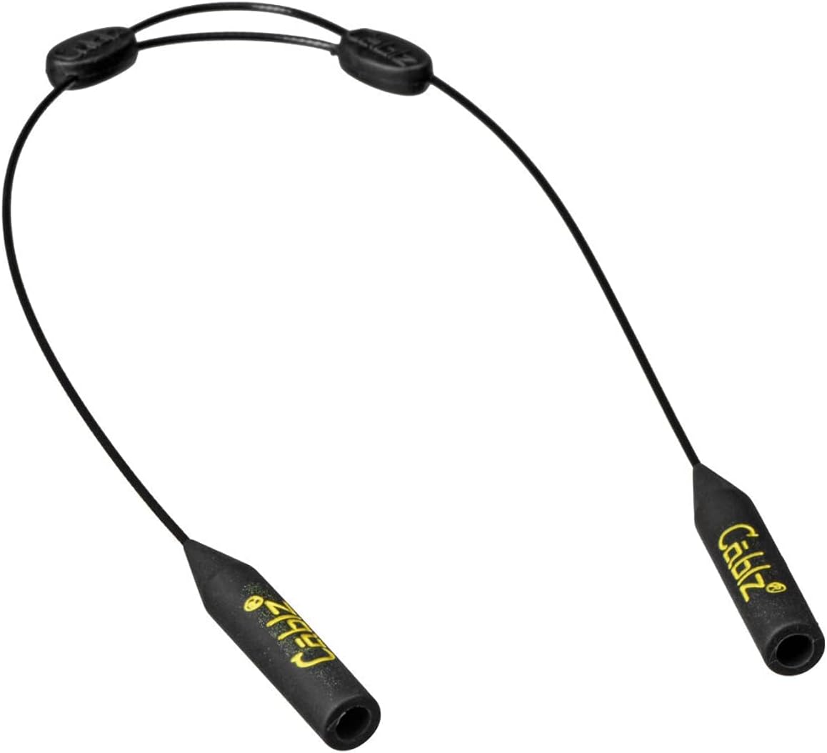 Cablz Zipz Adjustable Glasses Retainer Black