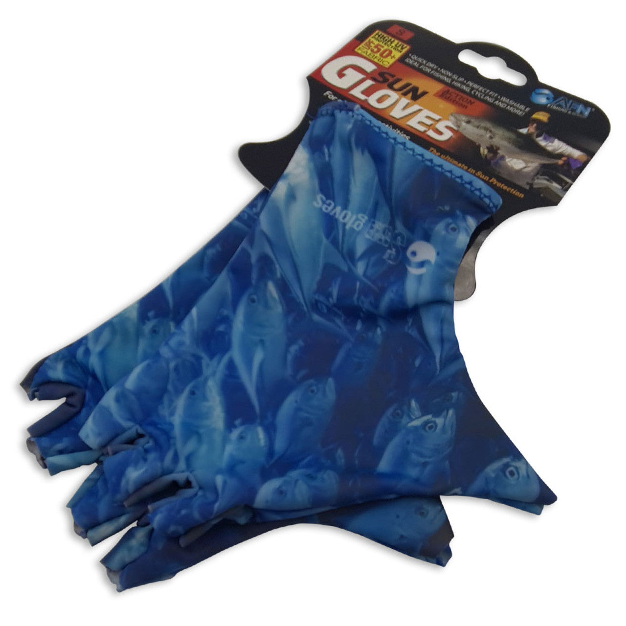 AFN Kids Sun Protection Gloves Blue