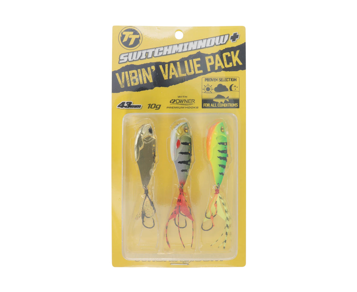 TT SwitchMinnow Plus Blade Lure Value Pack 43mm