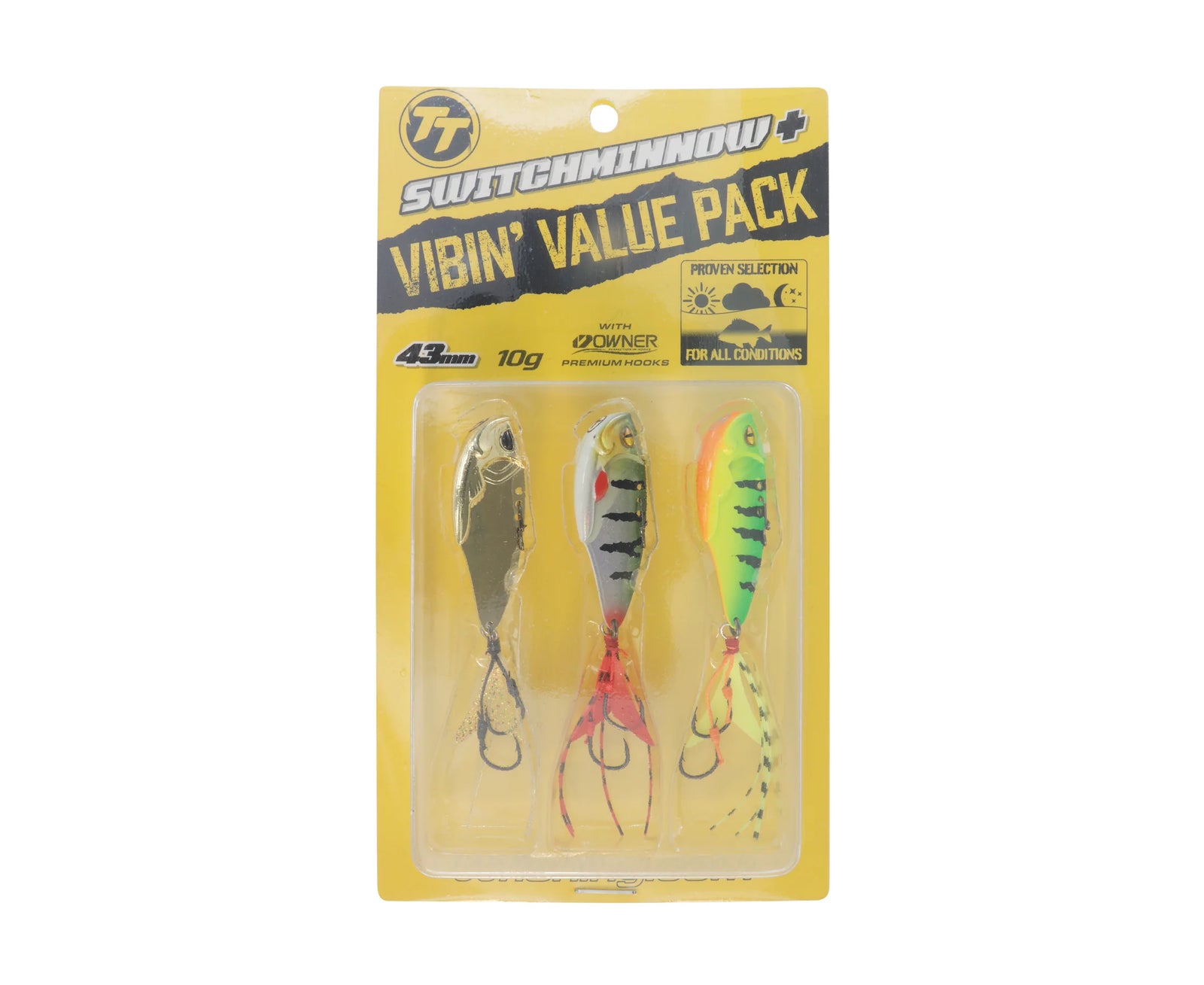 TT SwitchMinnow Plus Blade Lure Value Pack 43mm
